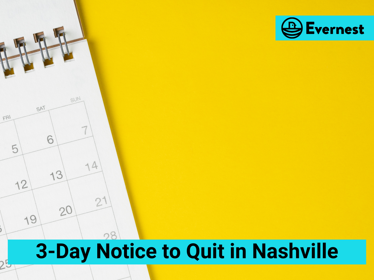 Understanding the 3-Day Notice to Quit in Nashville